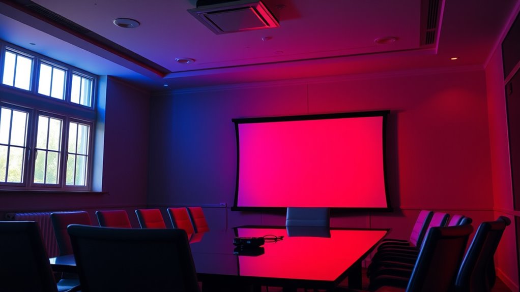 glare reflections diminish color