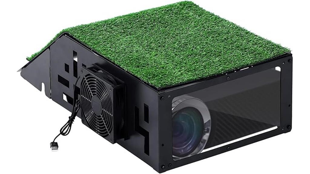 golf simulator enclosure cover