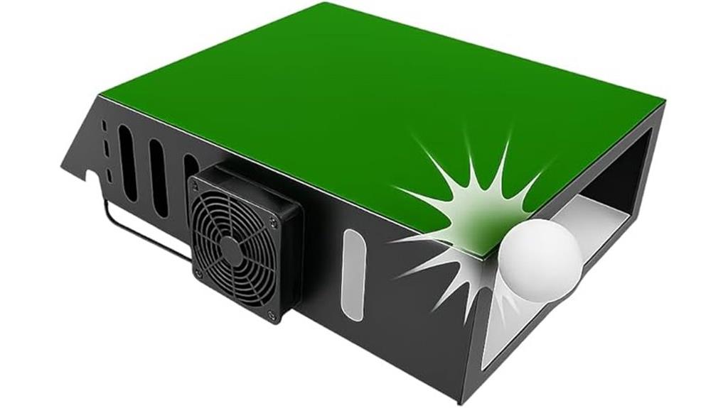 golf simulator turf enclosure