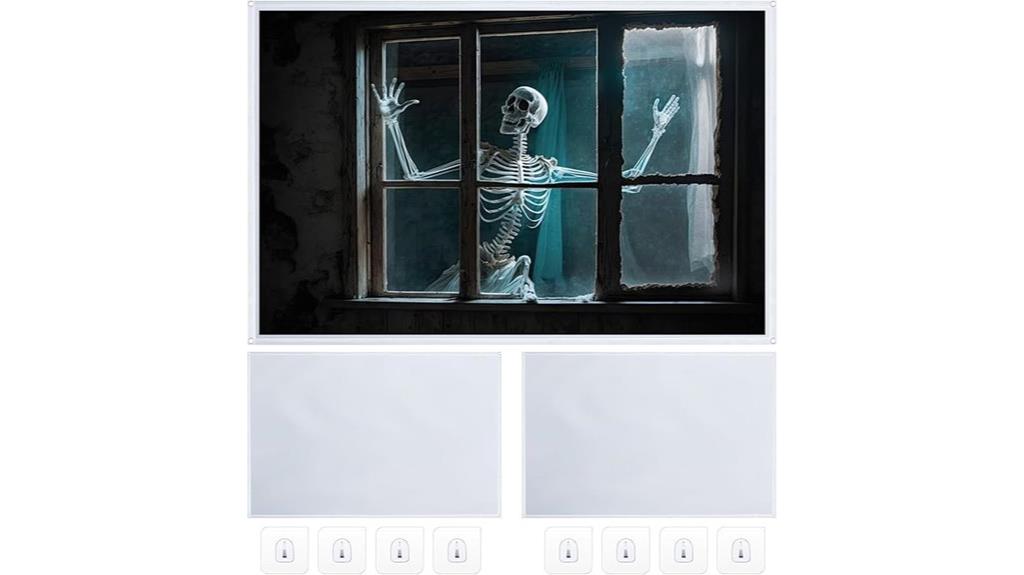 halloween fabric projection screen