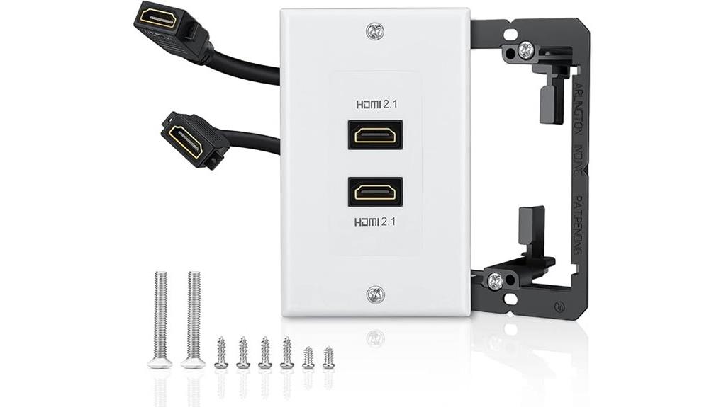 hdmi 2 1 wall plate