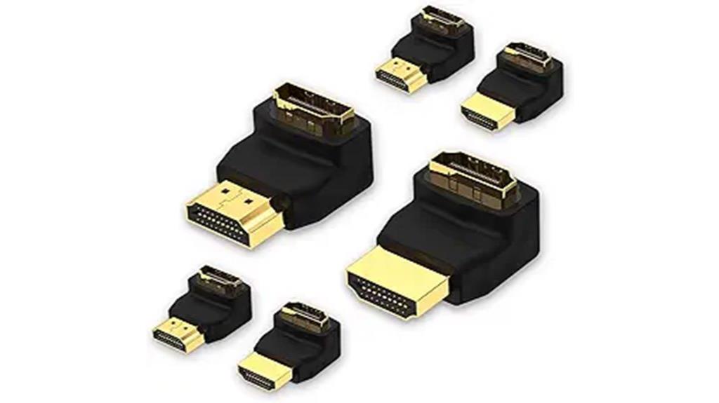 hdmi adapter 6 pack