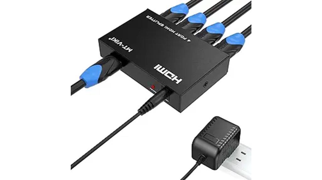 hdmi splitter four outputs