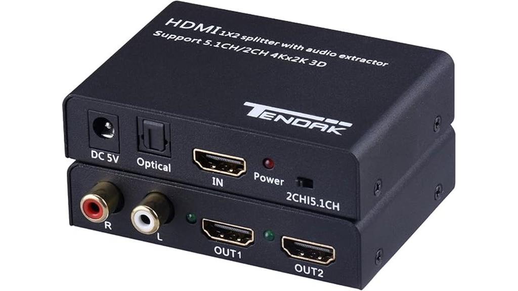 hdmi splitter with audio
