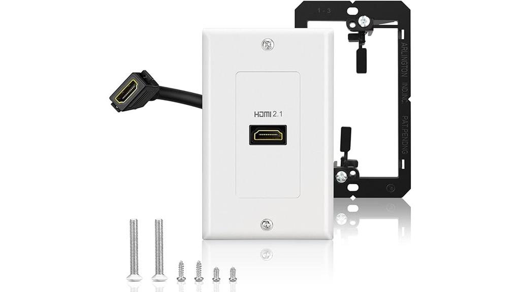 hdmi wall plate pass through