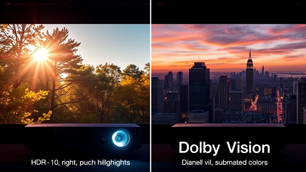 hdr formats contrast and color