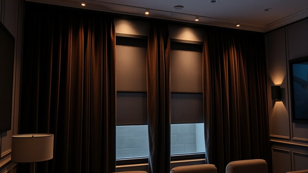 heavy dense soundproof curtains