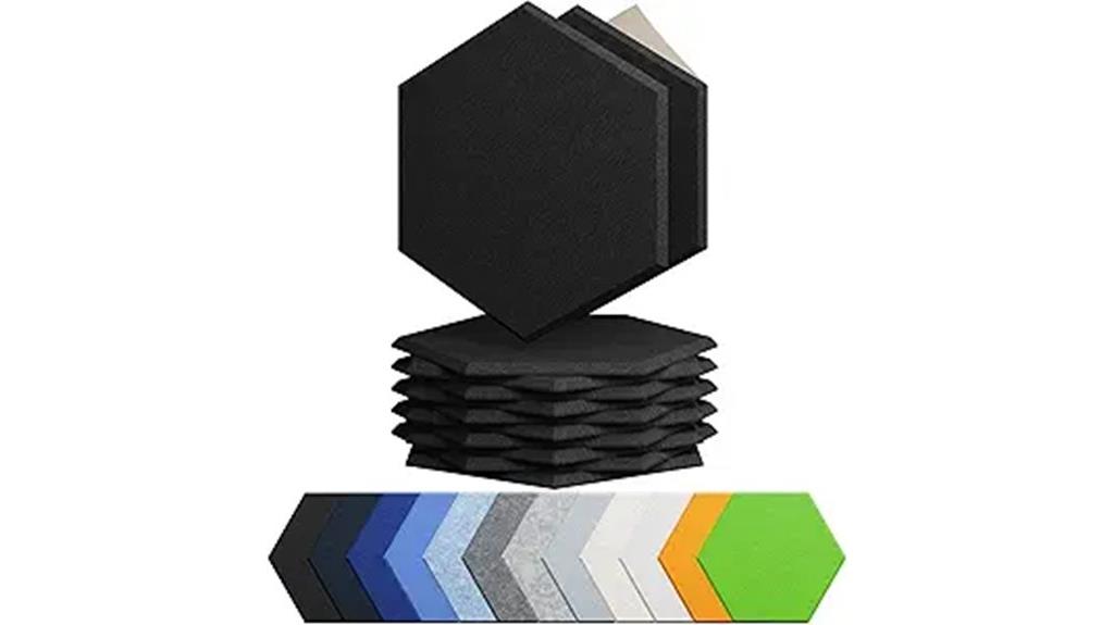 hexagon soundproof wall panels
