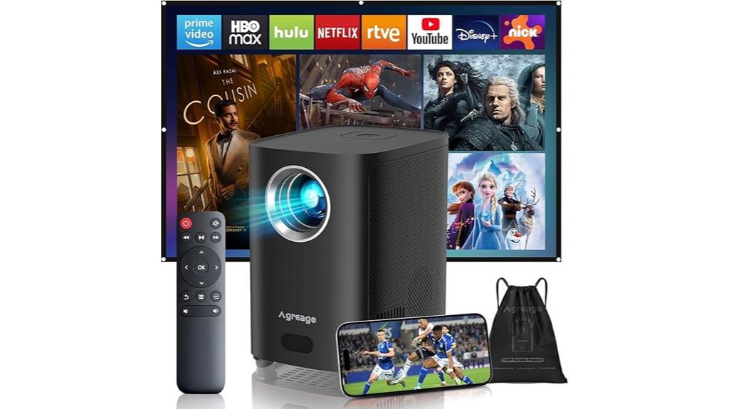 high lumen wireless 4k projector