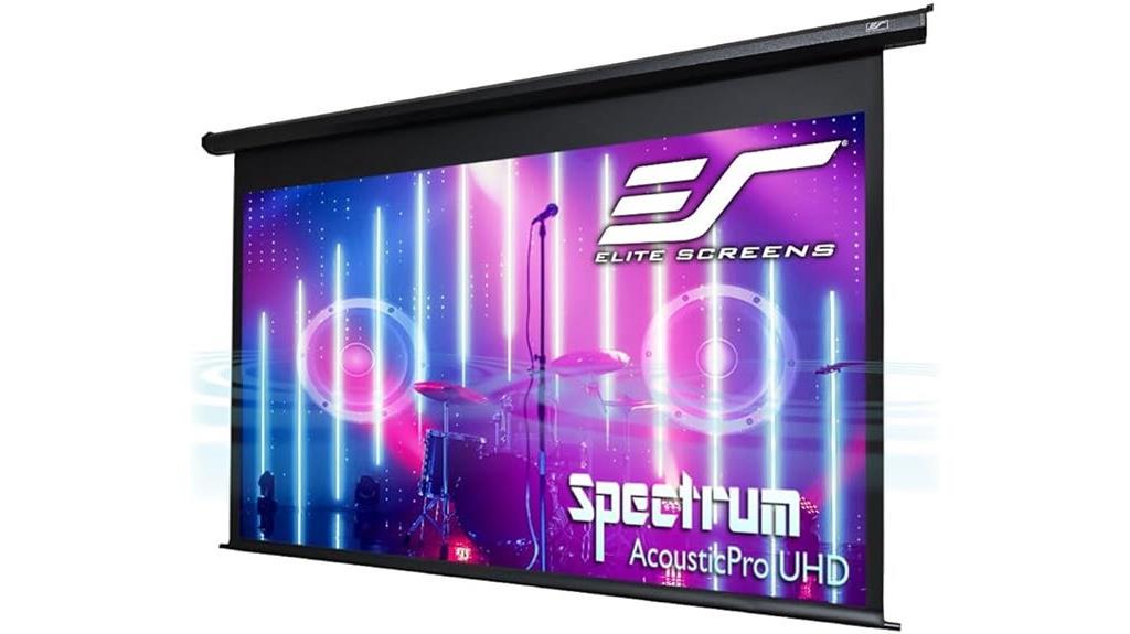 high quality motorized projector screen