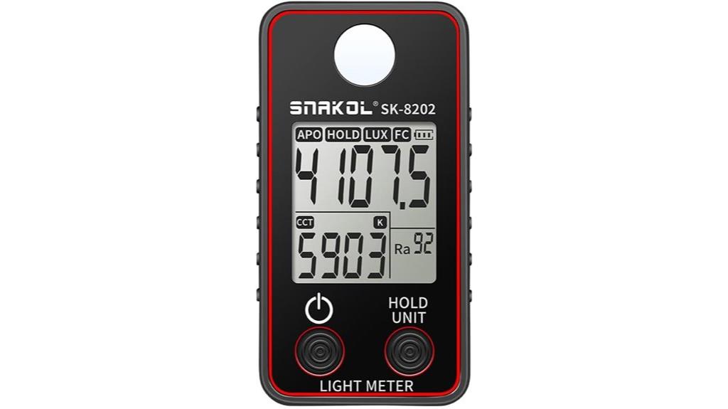 high range light meter