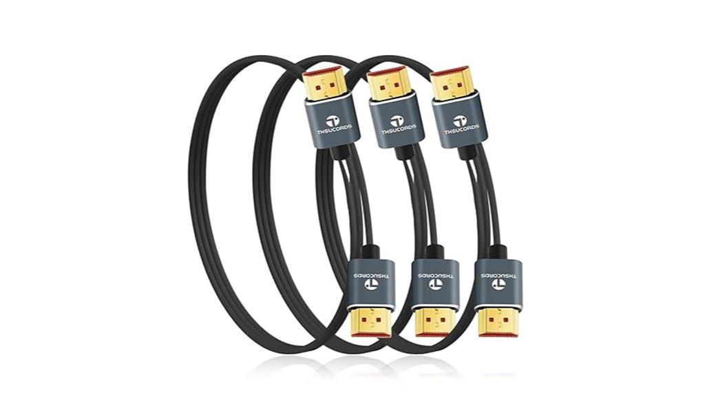 high resolution hdmi cable set