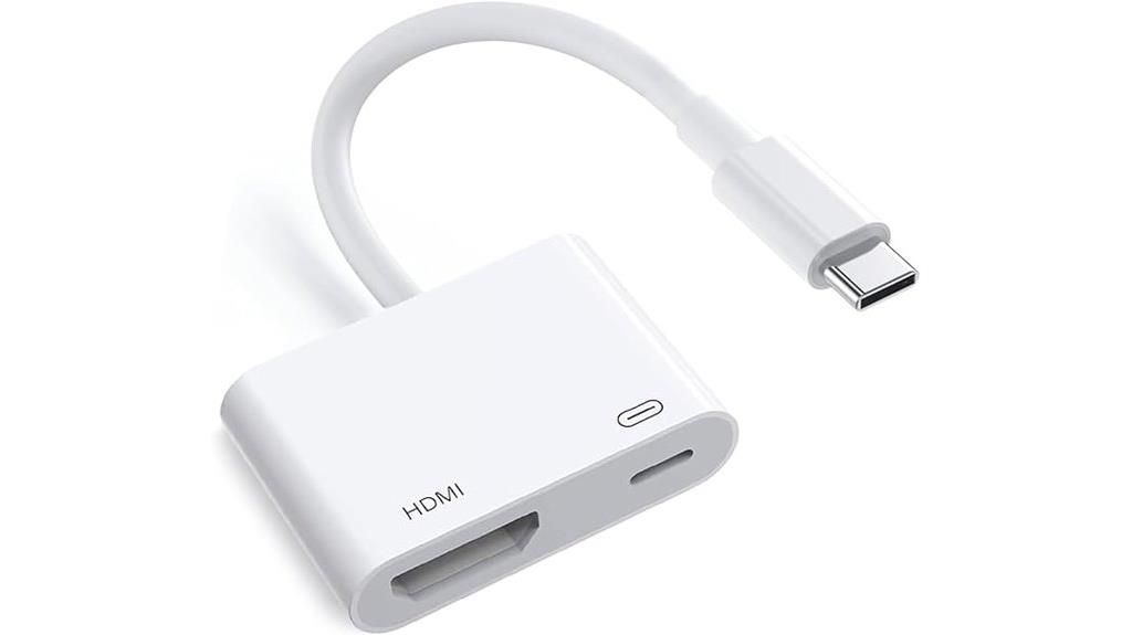 high resolution iphone hdmi adapter