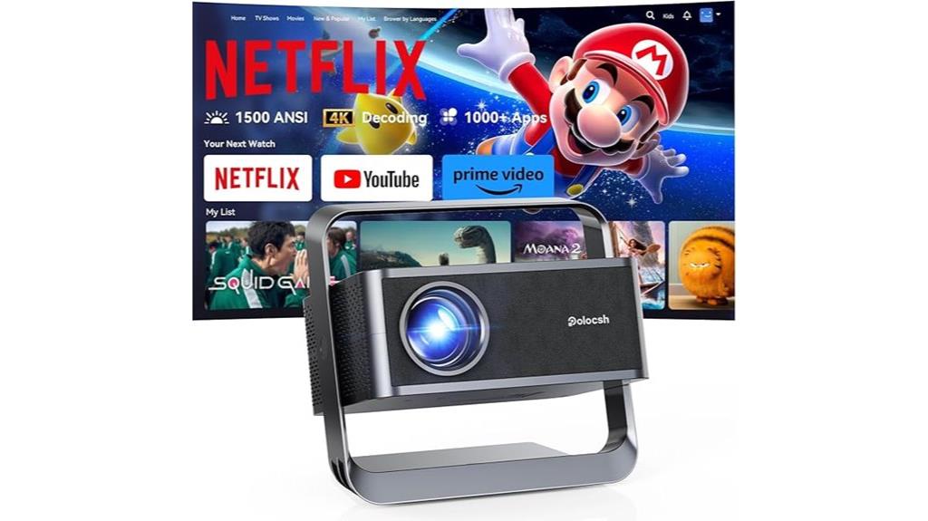 high resolution portable projector