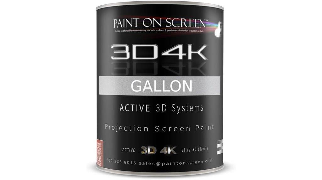 high resolution projection surface