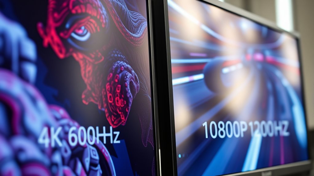 high resolution vs fast refresh