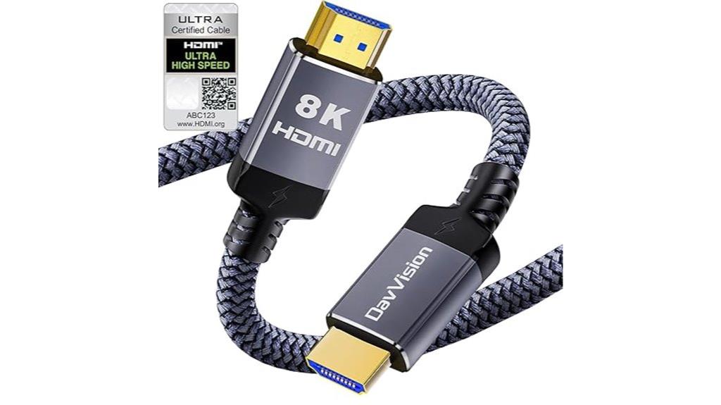 high speed 8k hdmi cable