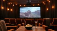 home theater decor ambiance