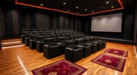 home theater flooring ideas