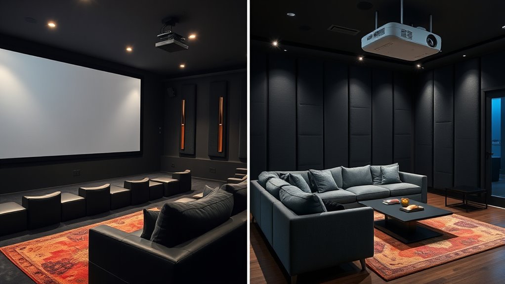 home theater vs living room