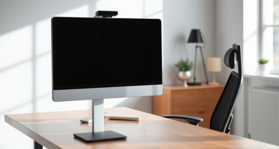 ideal monitor height position