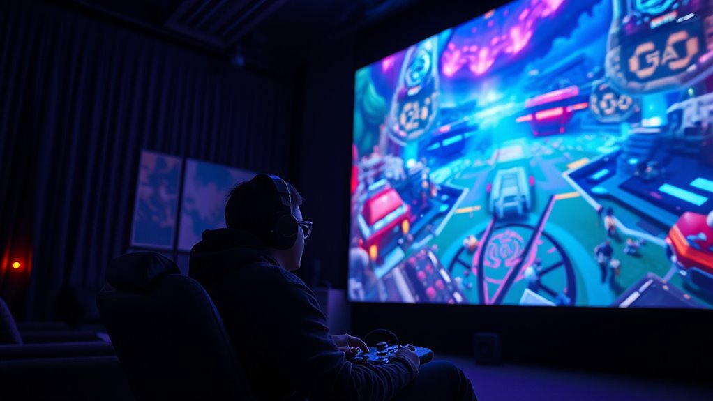 immersive large scale gaming experience
