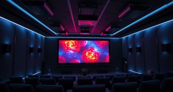 immersive sound with projectors