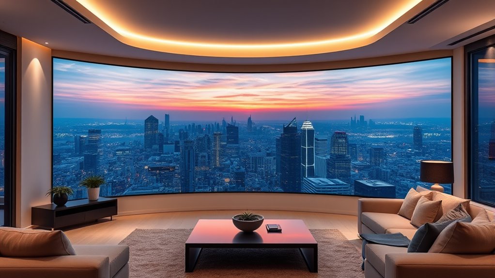 impact of curved screens