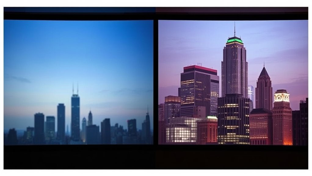 improve projector image clarity