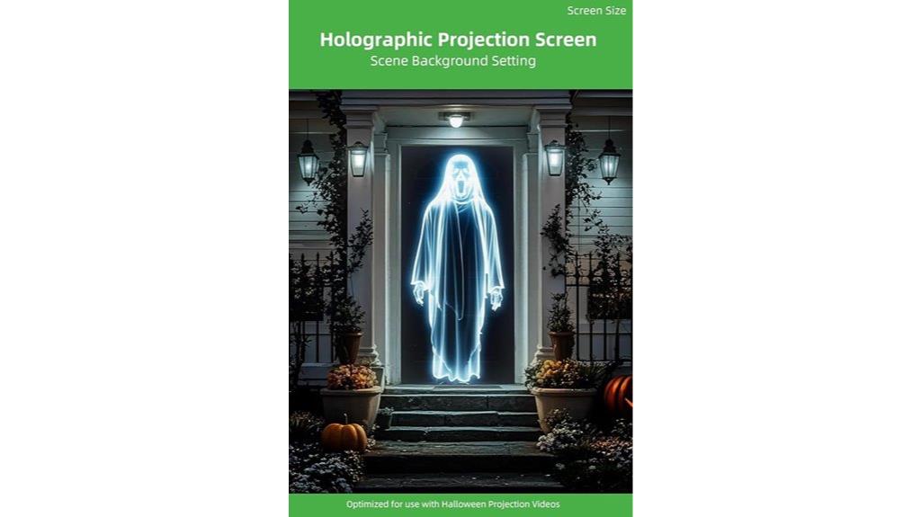 indoor 40x60 holographic screen