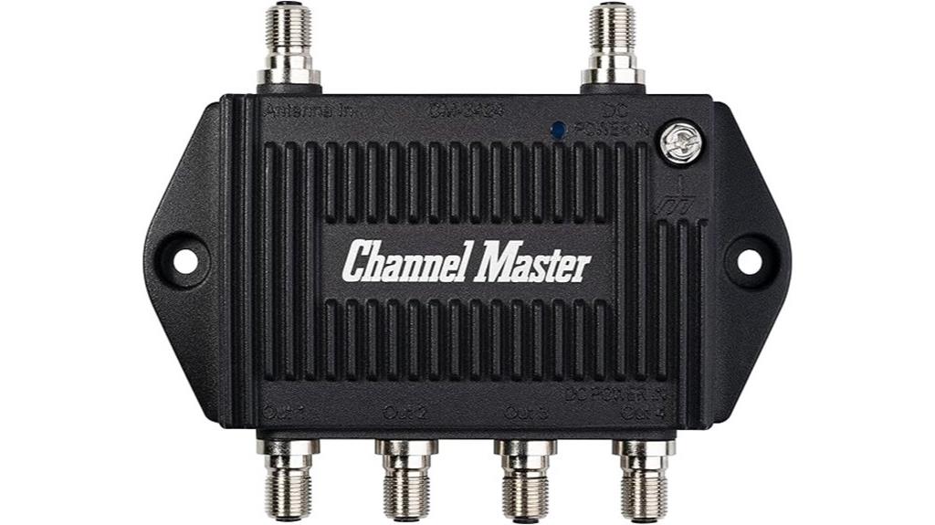 indoor outdoor tv antenna booster