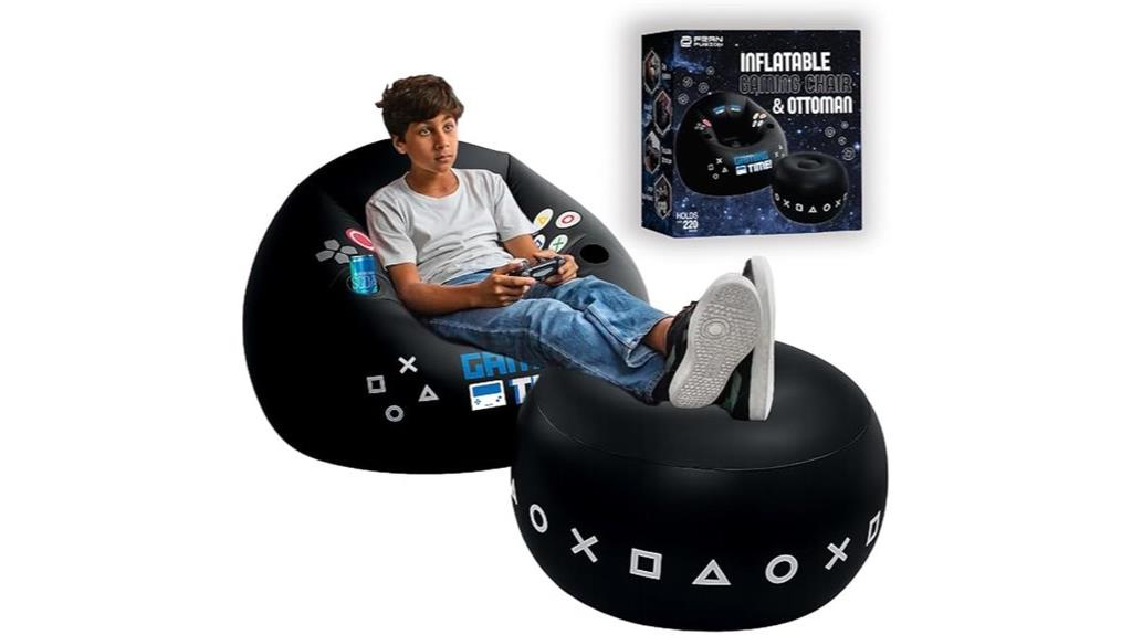 inflatable kids gaming chair