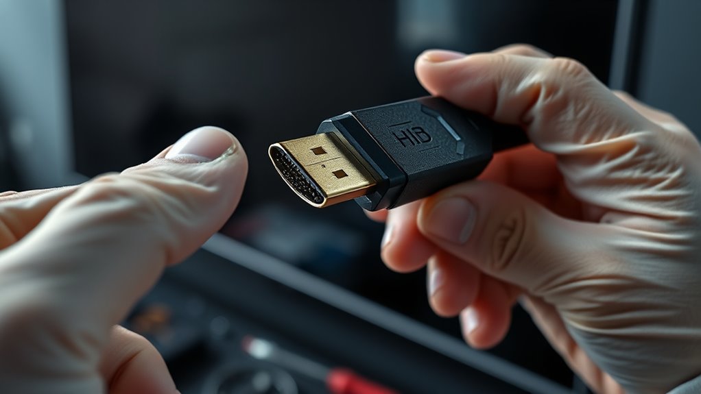 inspect and replace faulty hdmi