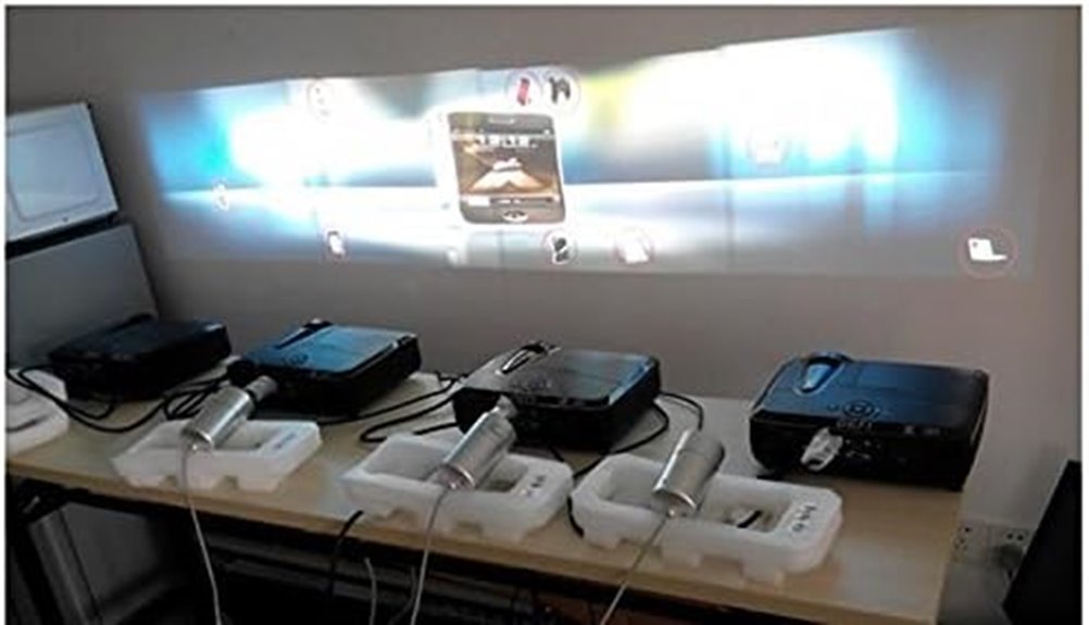 interactive floor display system