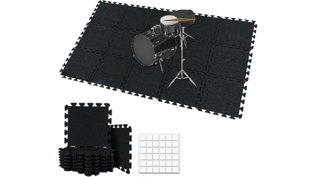 interlocking floor mats set