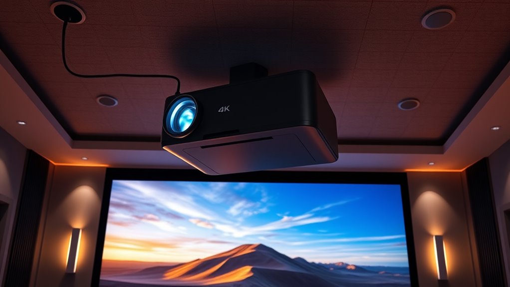 key factors for ceiling projectors