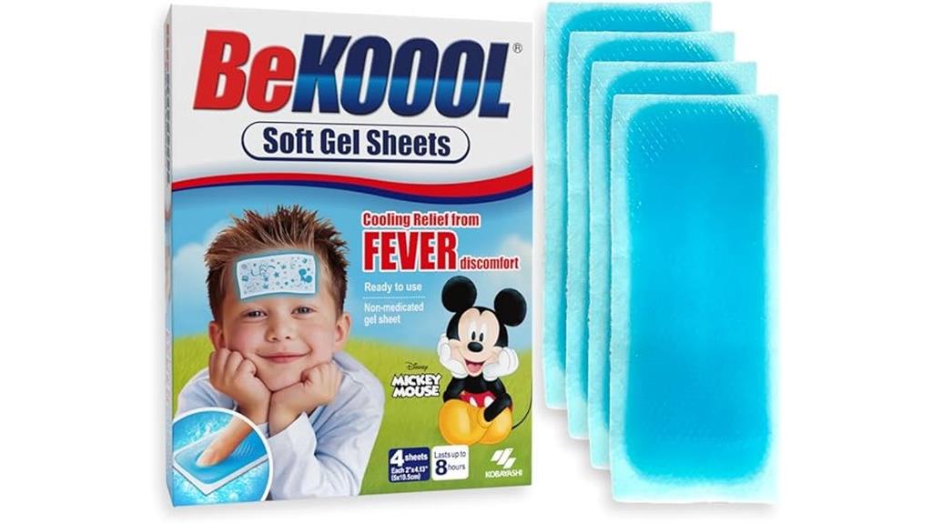 kids cooling gel sheets