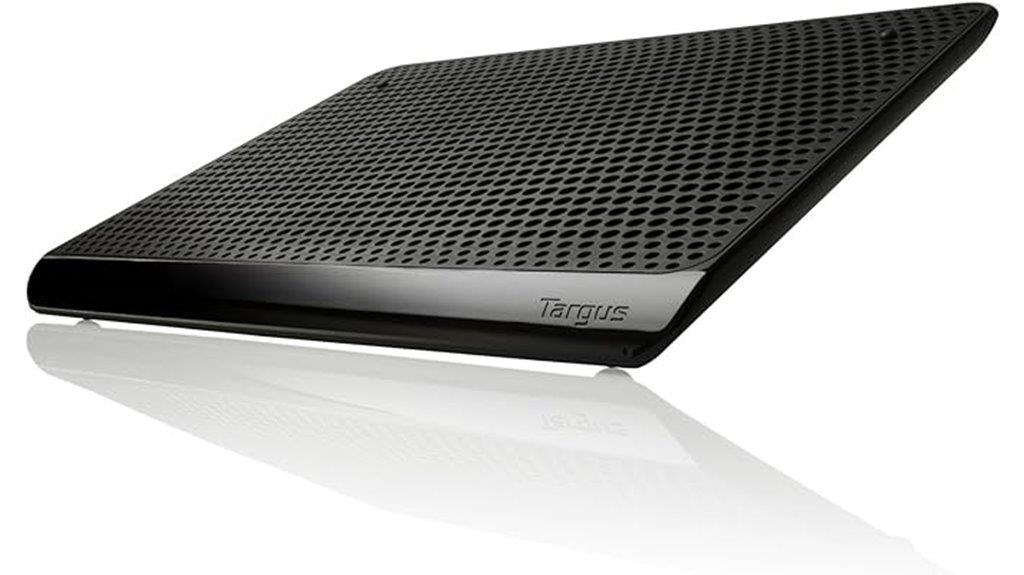 laptop cooling pad black