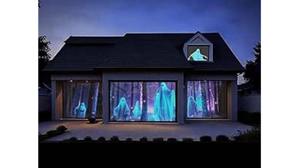 large 100 inch holographic screen