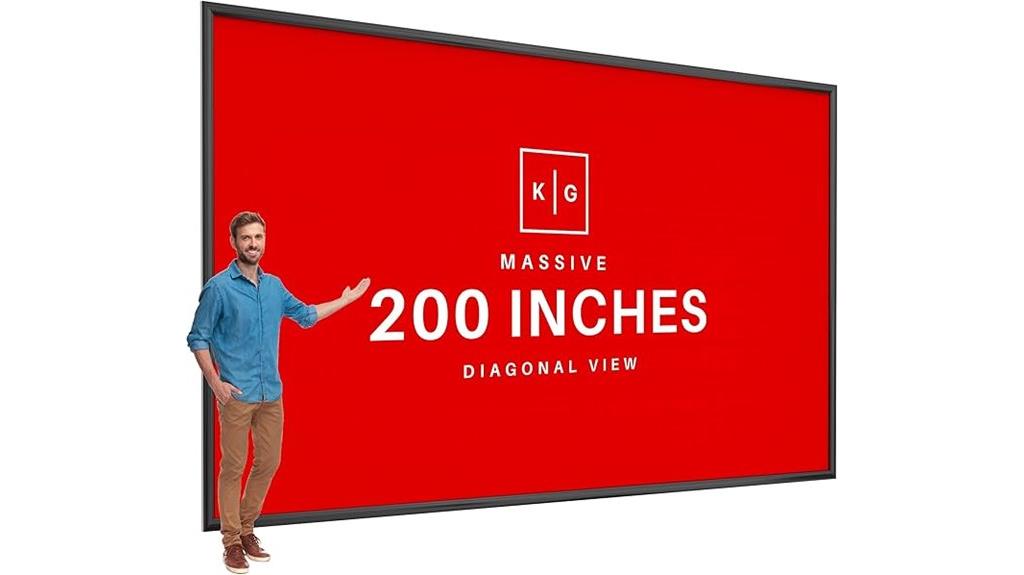 large 4k ultra hd screen
