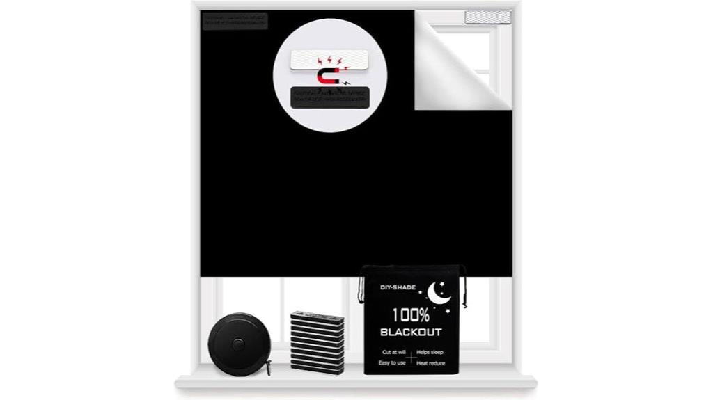 large blackout magnetic window cover