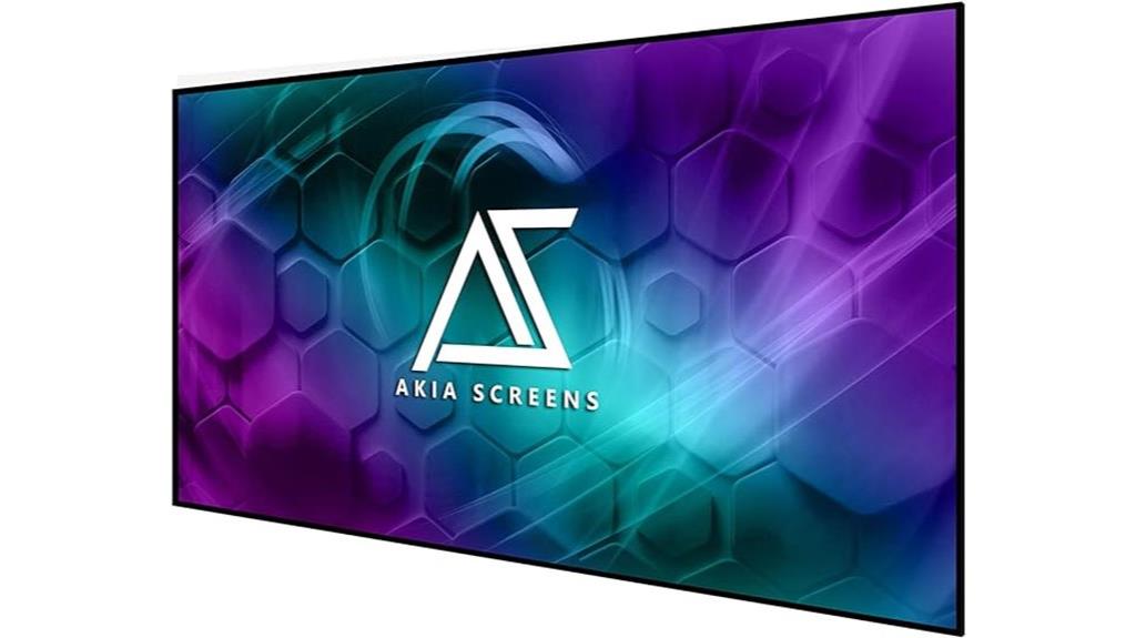 large edge free projection screen