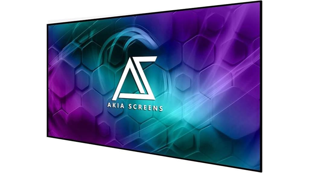 large edge free projector screen