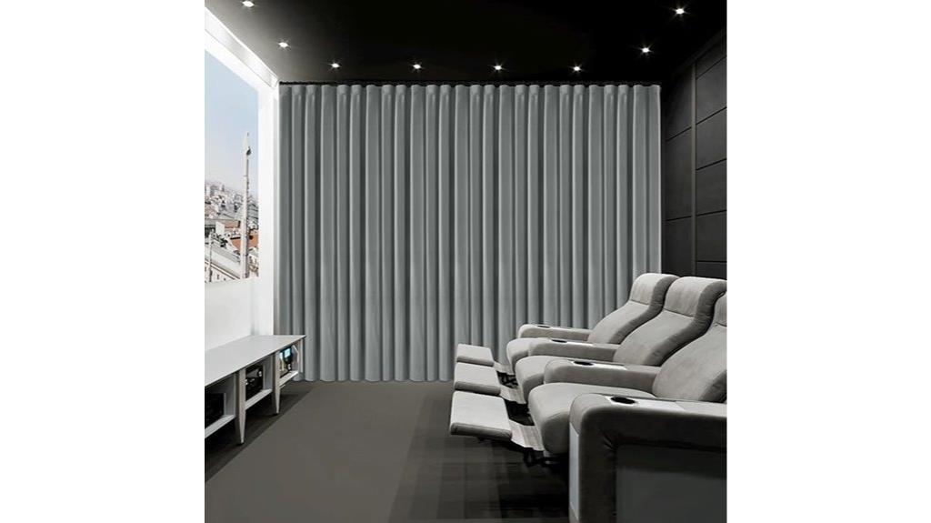 large home theater curtains