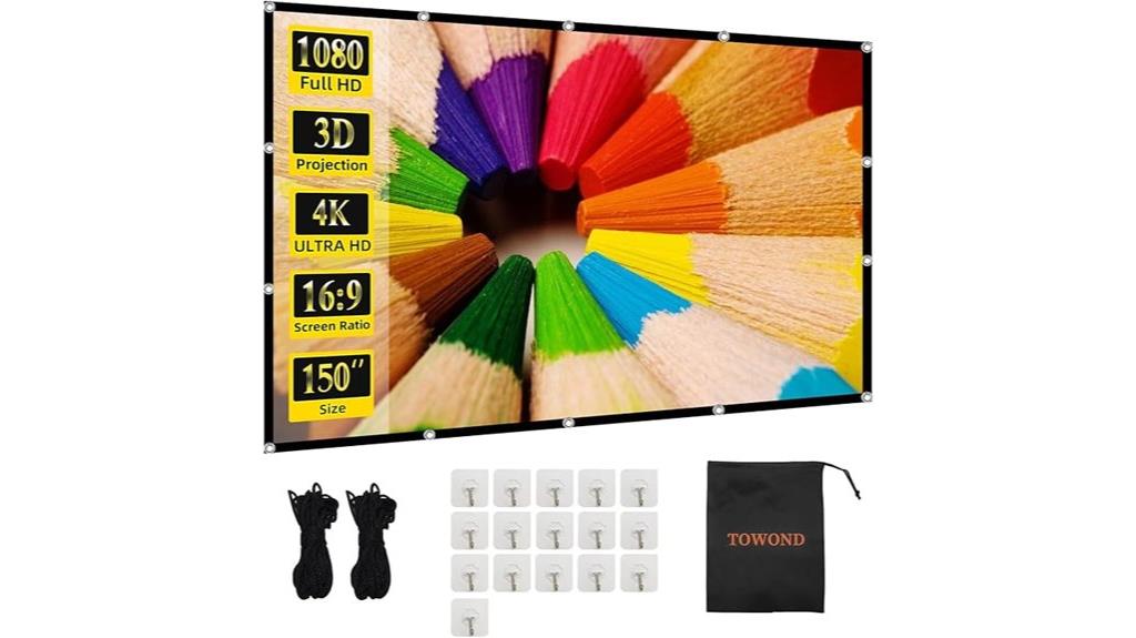 large indoor outdoor screen