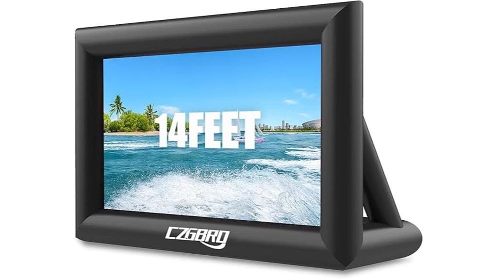 large inflatable outdoor screen