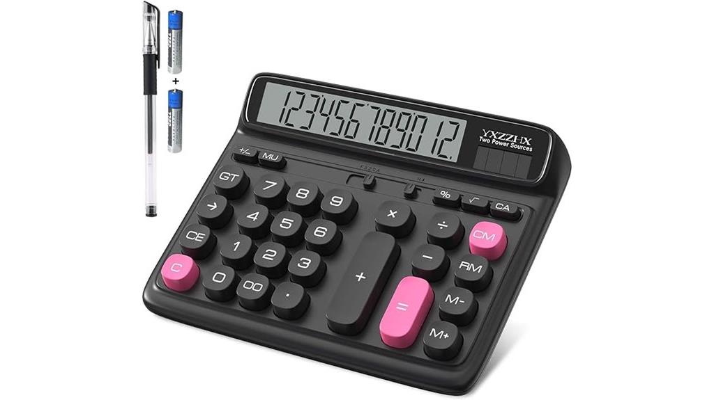 large lcd office calculator