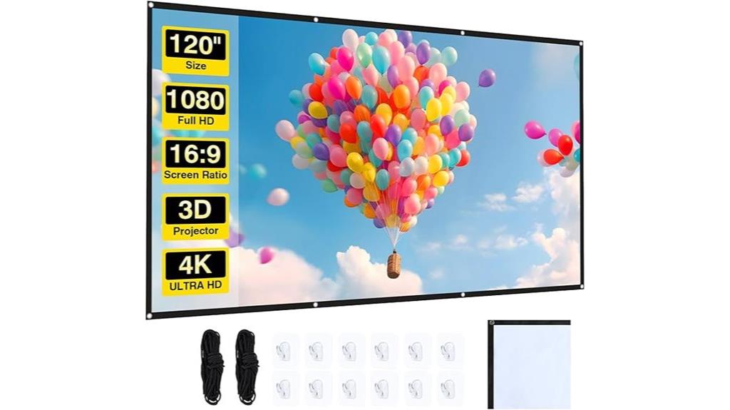 large portable indoor outdoor screen