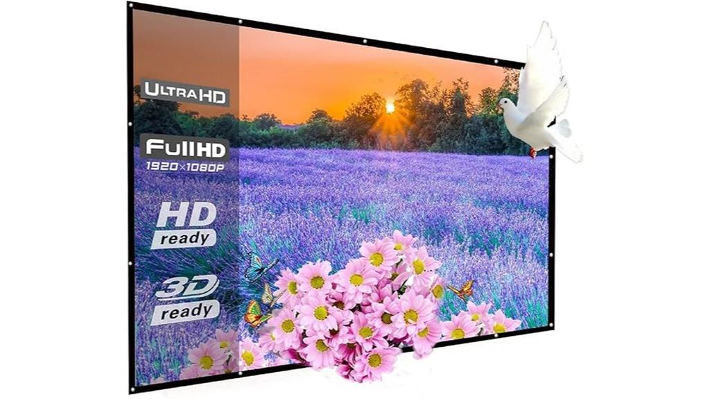 large portable outdoor screen