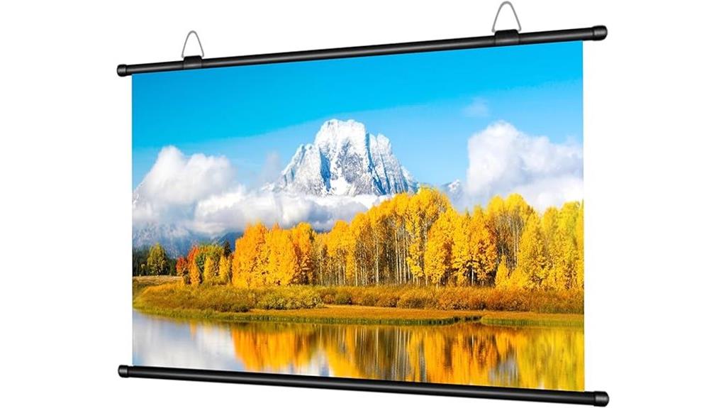 large portable projector screen